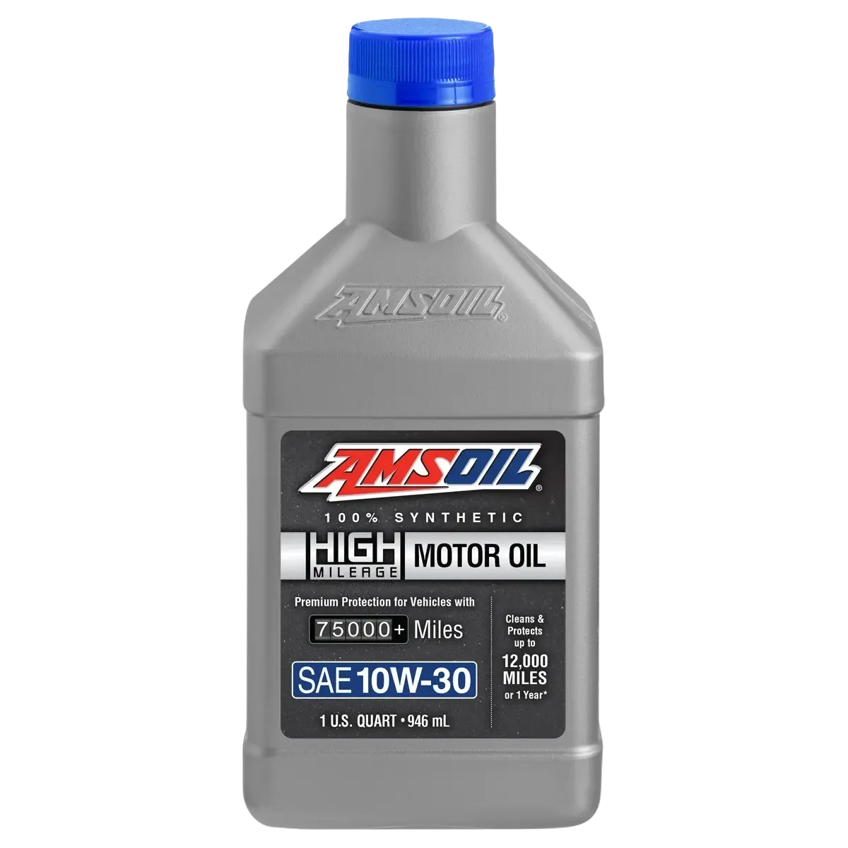 AMSOIL 10W-30 100% Synthetic High-Mileage Motor Oil