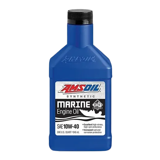 AMSOIL 10W-40 100% Synthetic Marine Engine Oil