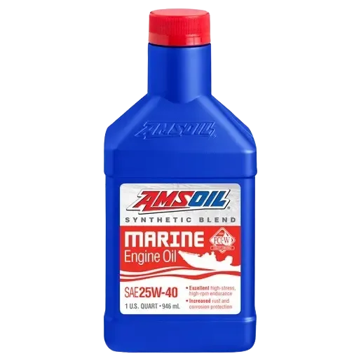 AMSOIL 25W-40 Synthetic-Blend Marine Engine Oil