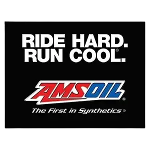 AMSOIL 9X12 Motorcycle Window Decal