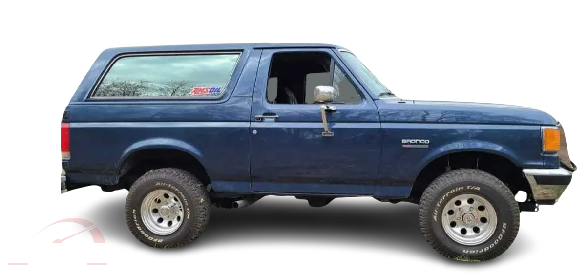 My 1987 Ford Bronco running 15W-50 Dominator Racing Oil and the Dual Remote Bypass Filtration System