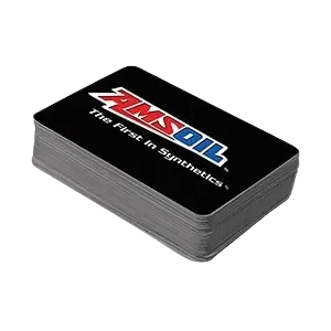 AMSOIL Black Playing Cards