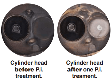 Amsoil P I Performance Improver Gasoline Additive Amsoil Pi Improver Cylinder Head Results