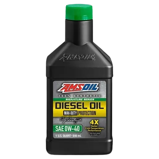 AMSOIL Signature Series 0W-40 100% Synthetic Max-Duty Diesel Oil