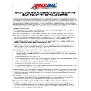 Unilateral Minimum Advertised Price (MAP) Policy for Retail Accounts