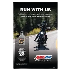 AMSOIL V-Twin Motorcycle Insert