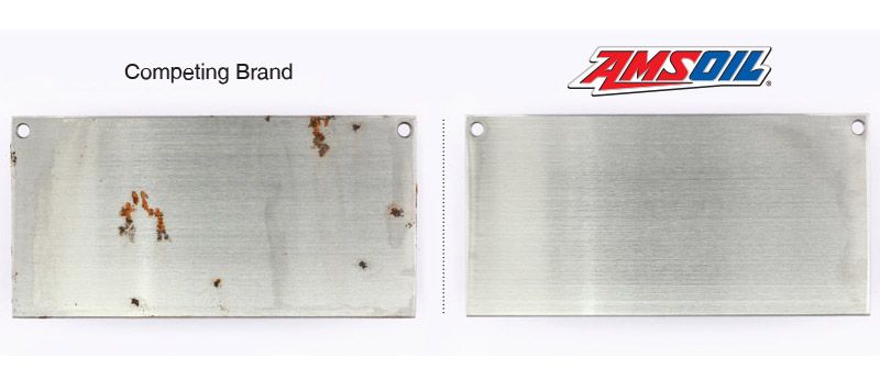 ASTM D1748-10 Testing Results of AMSOIL Z-Rod 10W-40 vs Leading Competitor